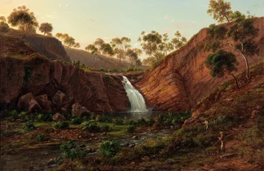 Cascade sur la rivière Clyde, Tasmanie